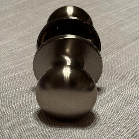 Satin Nickel Door Knob Handle Interior 6 Privacy 4 Passage NWOT Bundle of 10 - Picture 6 of 9